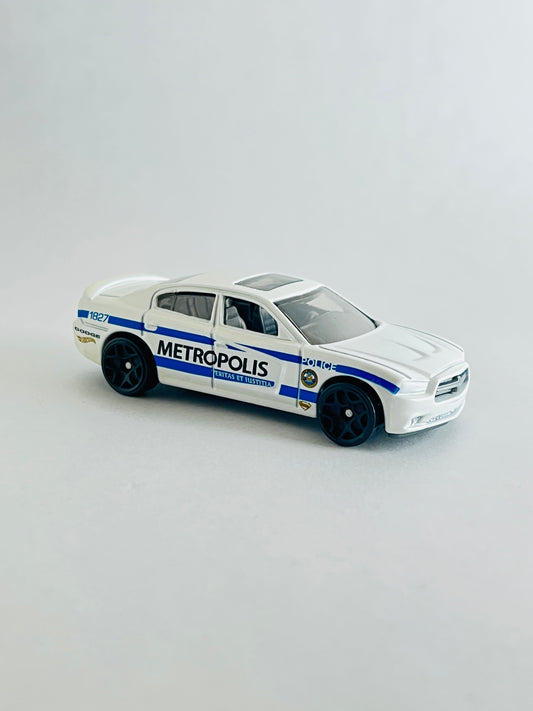 UNCARDED - 11 DODGE CHARGER R/T - WHITE - Its Fun- Hot wheels - matchbox - diecast