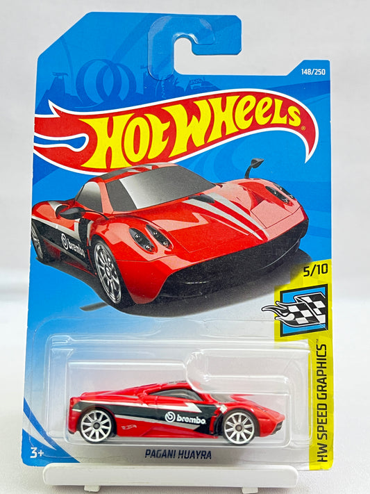 HOT WHEELS - PAGANI HUAYRA - RED - 1B