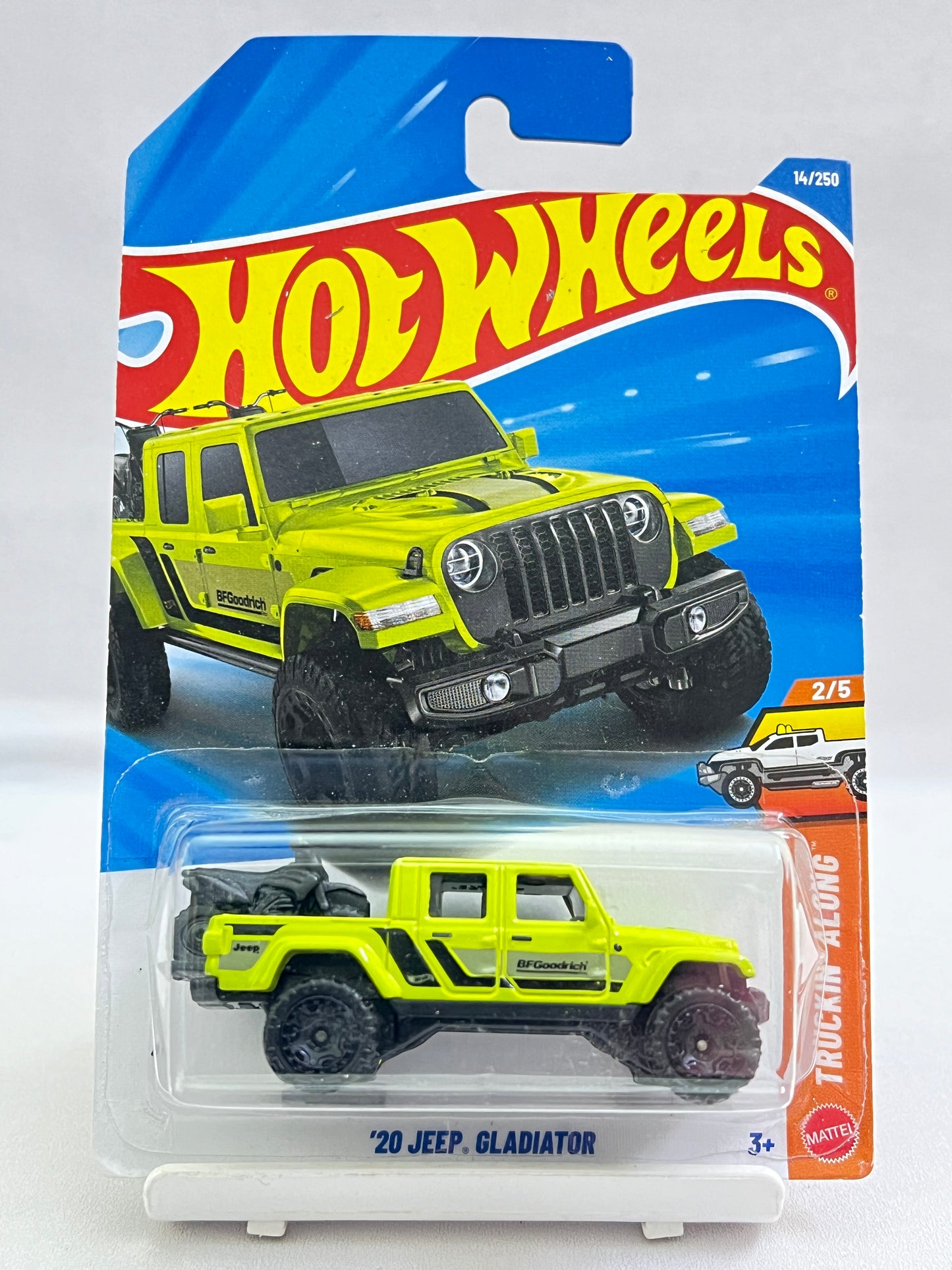 HOT WHEELS - 20 JEEP GLADIATOR - GREEN - 6D