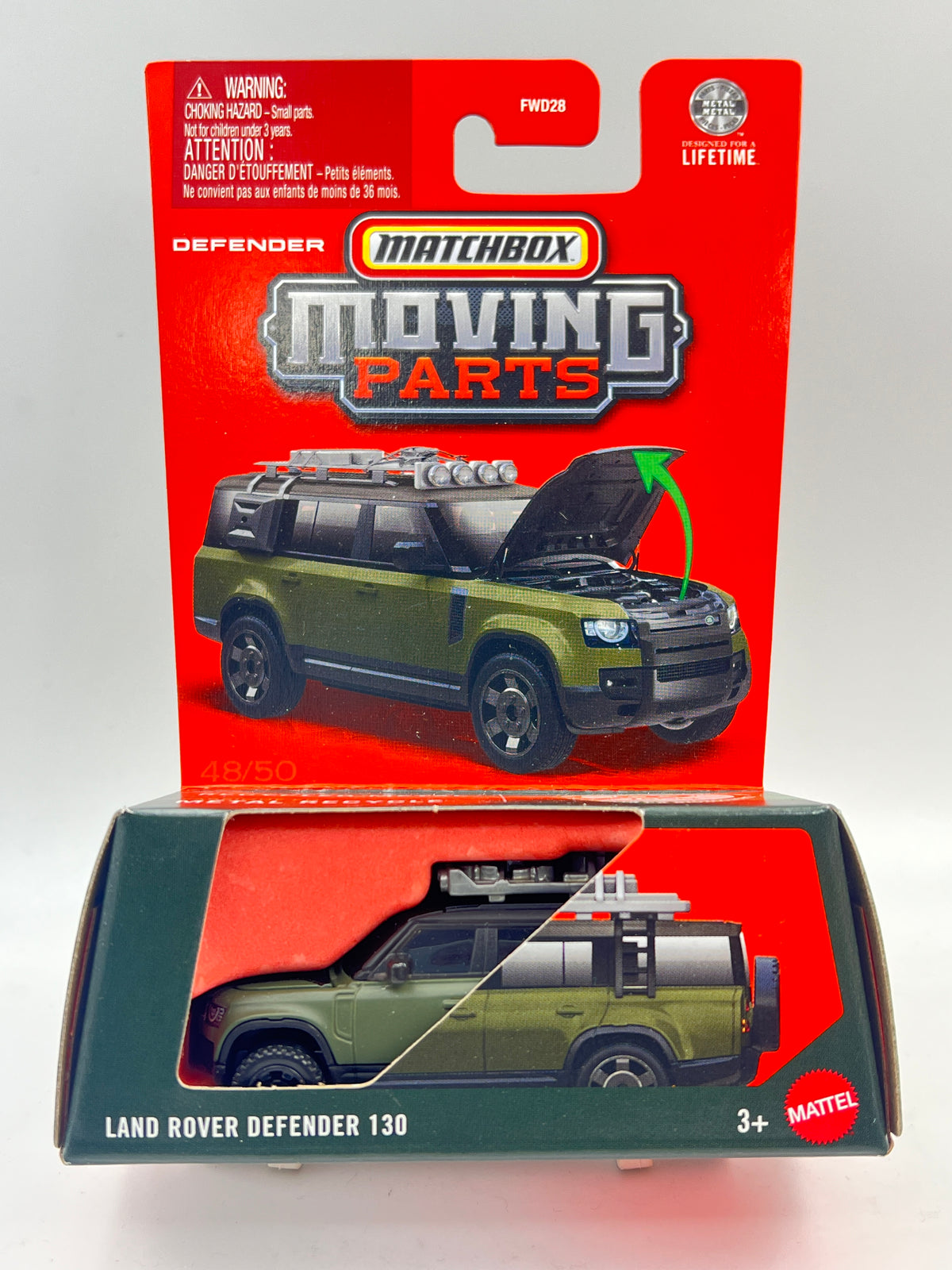 MATCHBOX - MOVING PARTS - LAND ROVER DEFENDER 130 - 9E