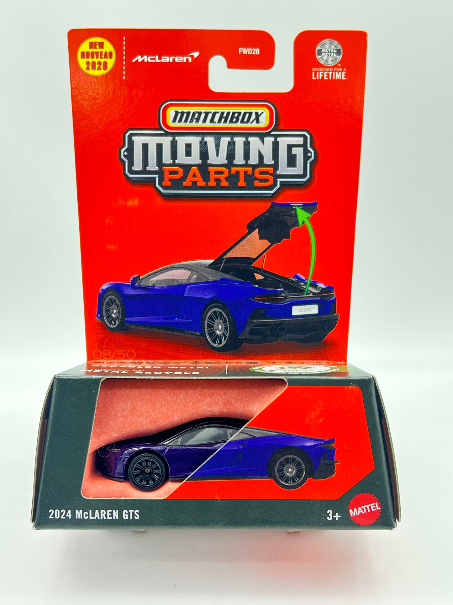 MATCHBOX MOVING PARTS - 2024 MCLAREN GTS - 9E