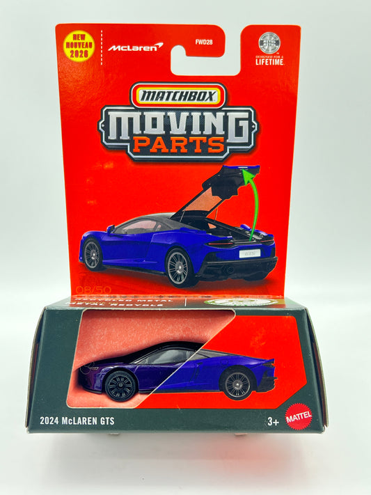 MATCHBOX MOVING PARTS - 2024 MCLAREN GTS - 9E
