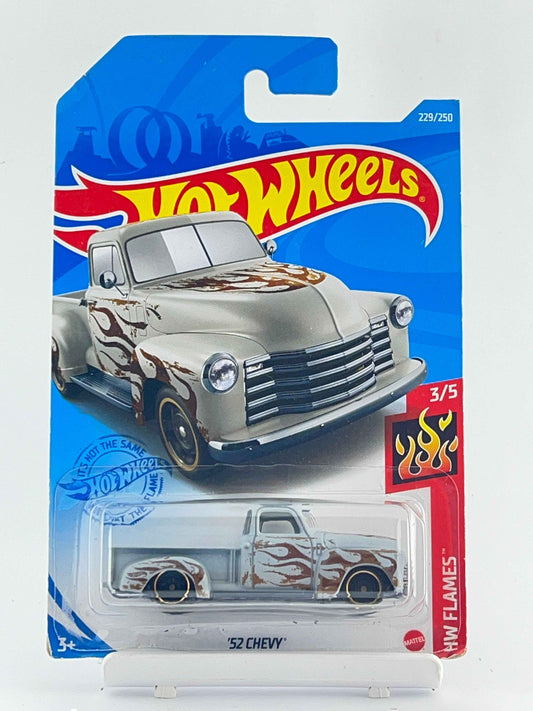 52 CHEVY - FLAMES - IMPORTED- GREY - 1B