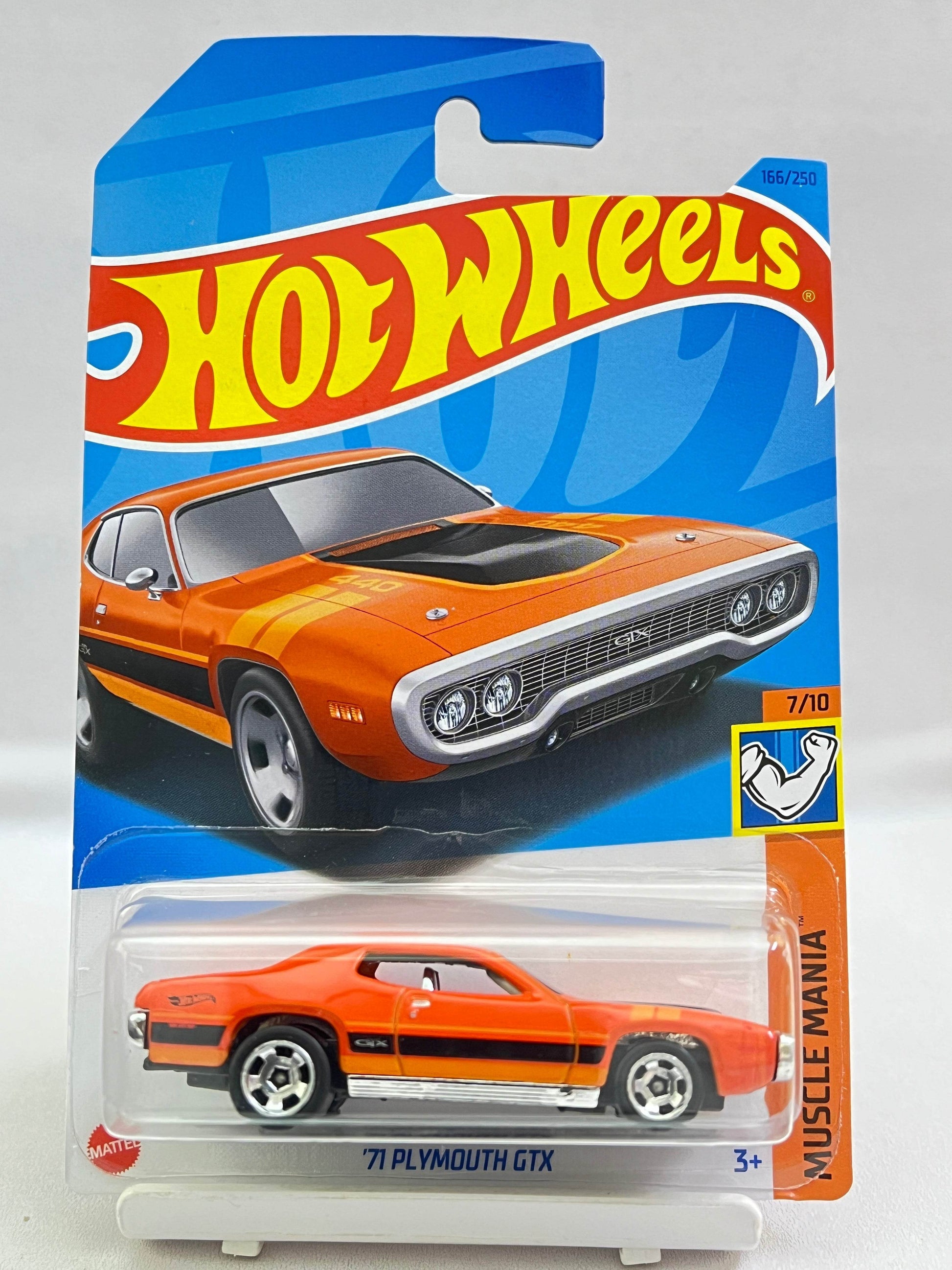 HOT WHEELS - 71 PLYMOUTH GTX - ORANGE - 3E - Its Fun