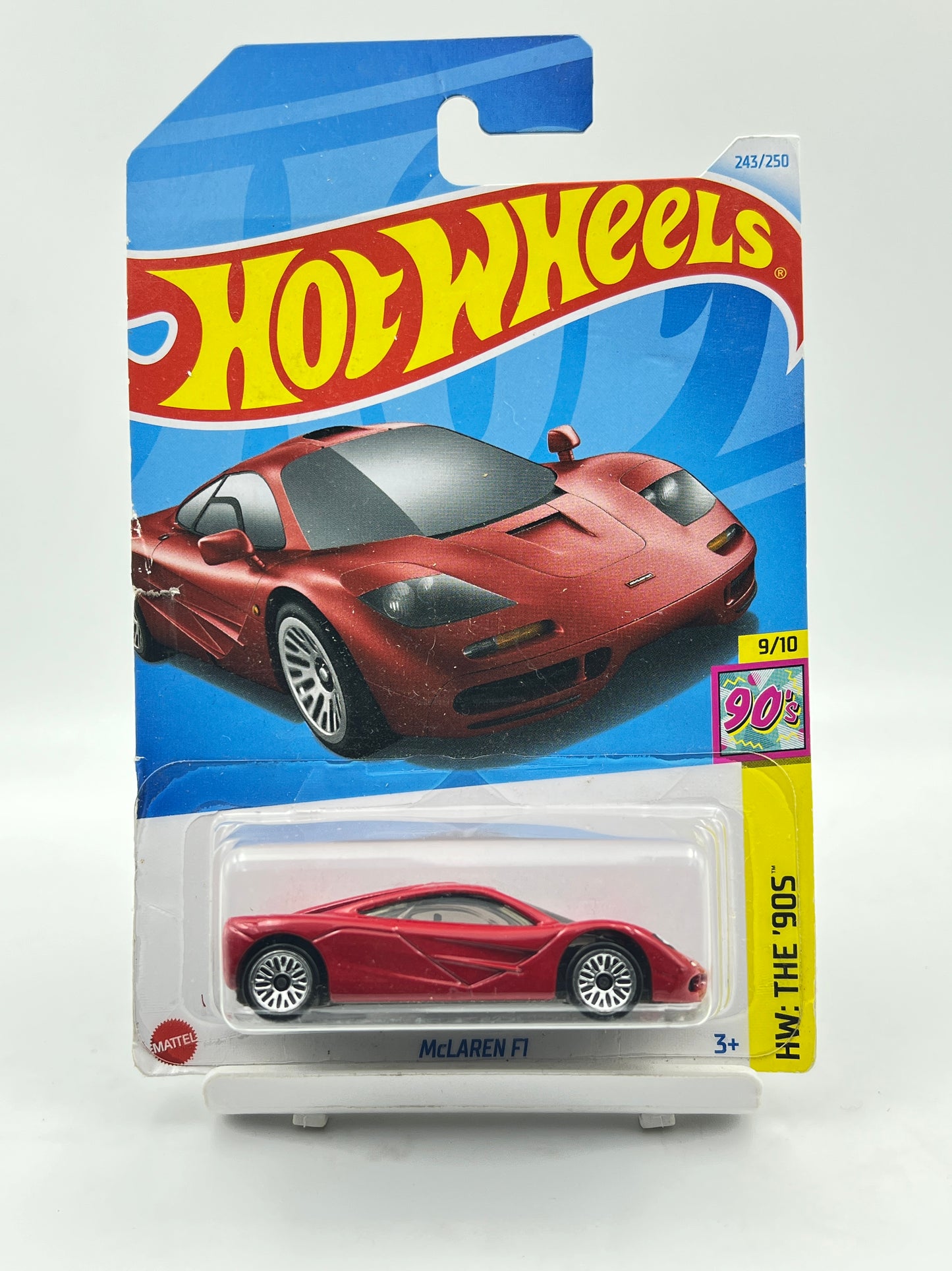 CREASED CARD - MCLAREN F1 - RED - 6E