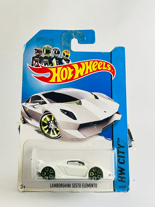LAMBORGHINI SESTO ELEMENTO - OLD CARD - 2B - Its Fun- Hot wheels - matchbox - diecast