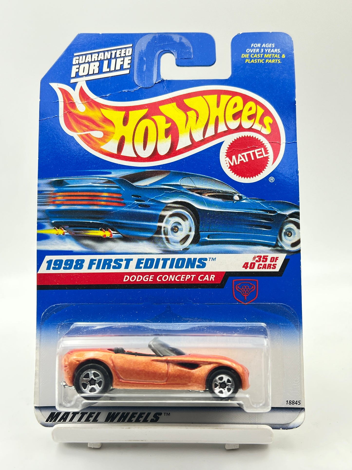 CREASED - HOT WHEELS - FULL METAL - DODGE CONCEPT CAR - 4E