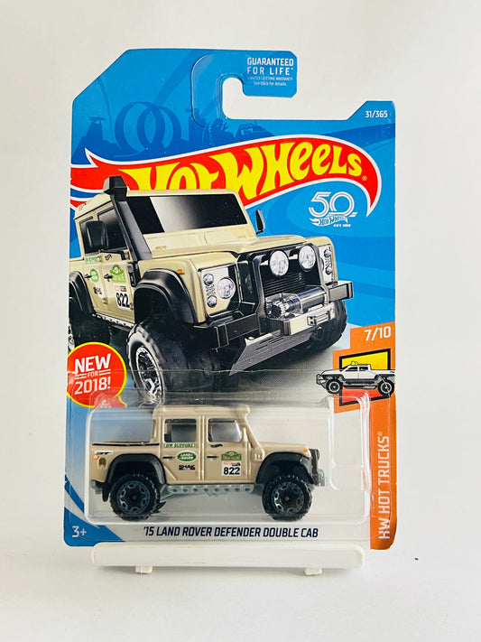 15 LAND ROVER DEFENDER COUBLE CAB - 3B - Its Fun- Hot wheels - matchbox - diecast