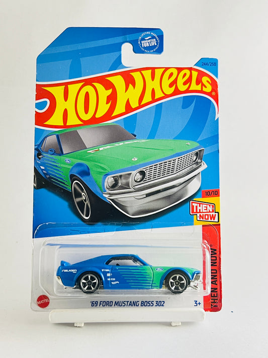 69 FORD MUSTANG BOSS 302 - GREEN -3B - Its Fun- Hot wheels - matchbox - diecast