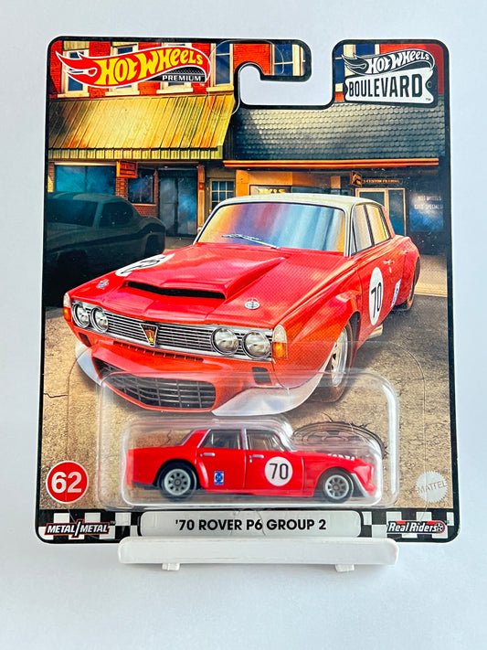 PREMIUM - 70 ROVER P6 GROUP 2 - 5B - Its Fun- Hot wheels - matchbox - diecast