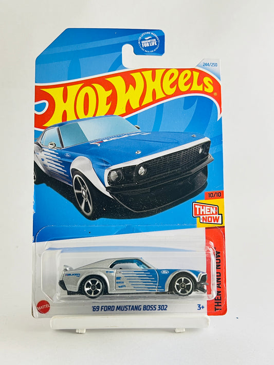 69 FORD MUSTANG BOSS 302 - BLUE - 3B - Its Fun- Hot wheels - matchbox - diecast
