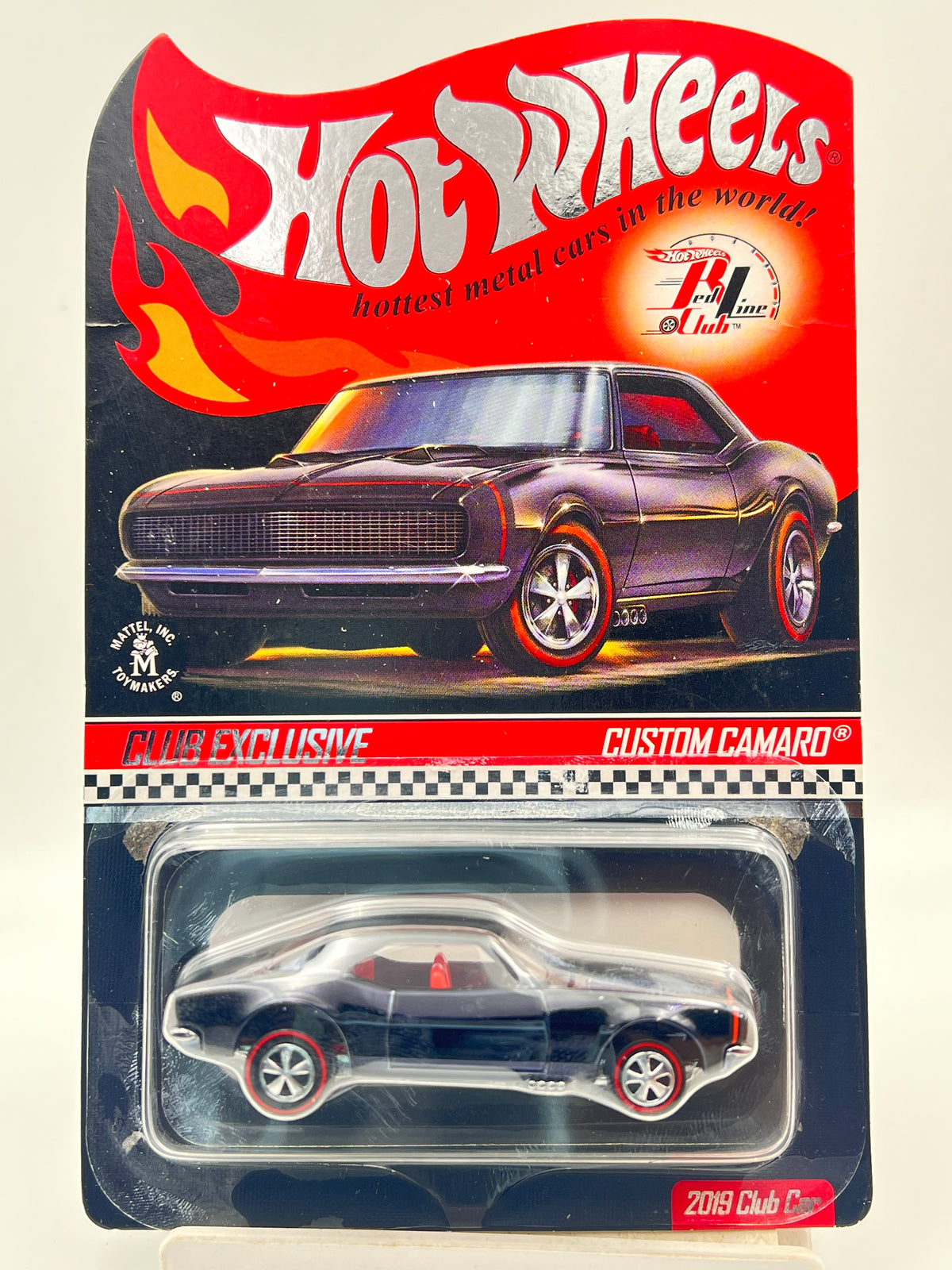 CARD DAMAGED - HOT WHEELS - RLC - CUSTOM CAMARO - 4F