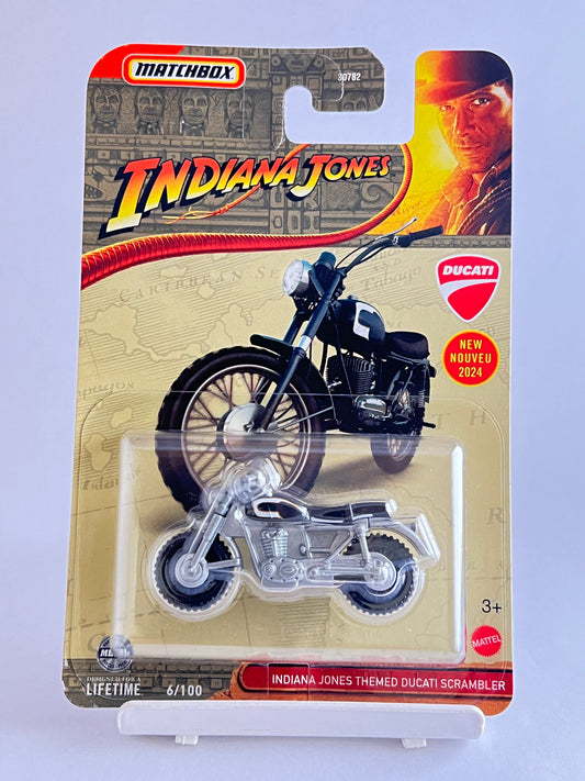 MATCHBOX - INDIANA JONES THEMED DUCATI SCRAMBLER - 4D