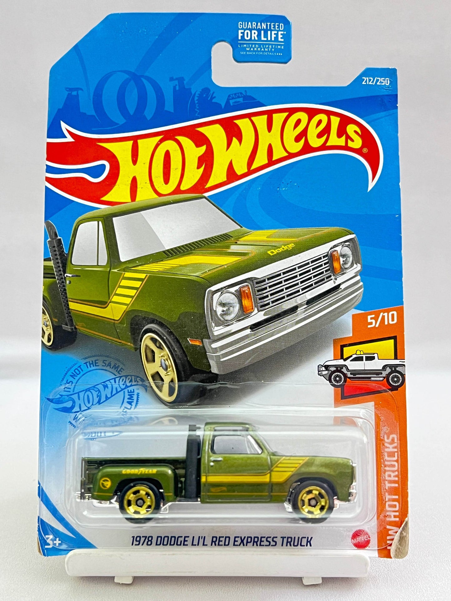 CREASED - HOT WHEELS - TREASURE HUNT - 1978 DODGE LI'L RED EXPRESS TRUCK - 2D - Its Fun