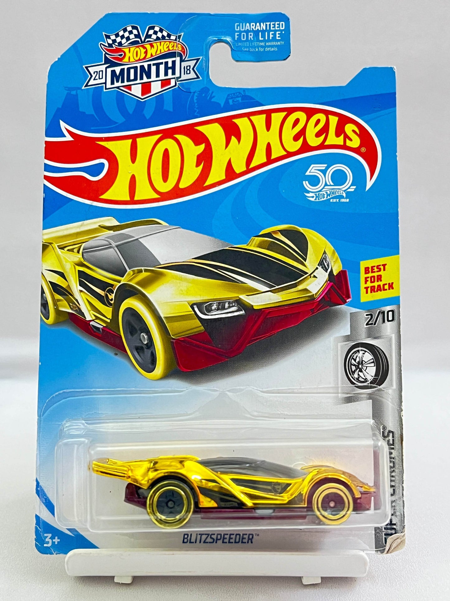 CREASED - HOT WHEELS - TREASURE HUNT - BLITZSPEEDER - 2D - Its Fun