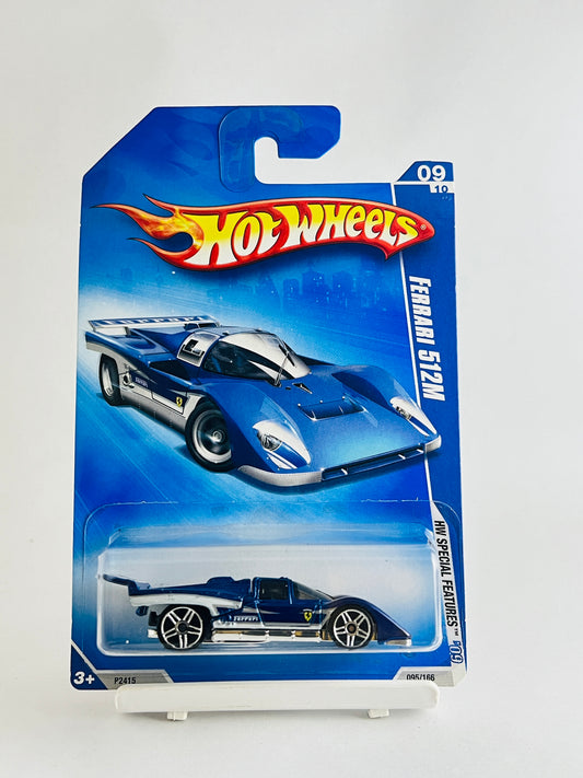 FERRARI - 512M BLUE - Its Fun- Hot wheels - matchbox - diecast