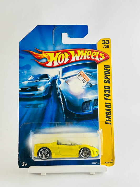 FERRARI - F430 SPIDER - YELLOW - Its Fun- Hot wheels - matchbox - diecast