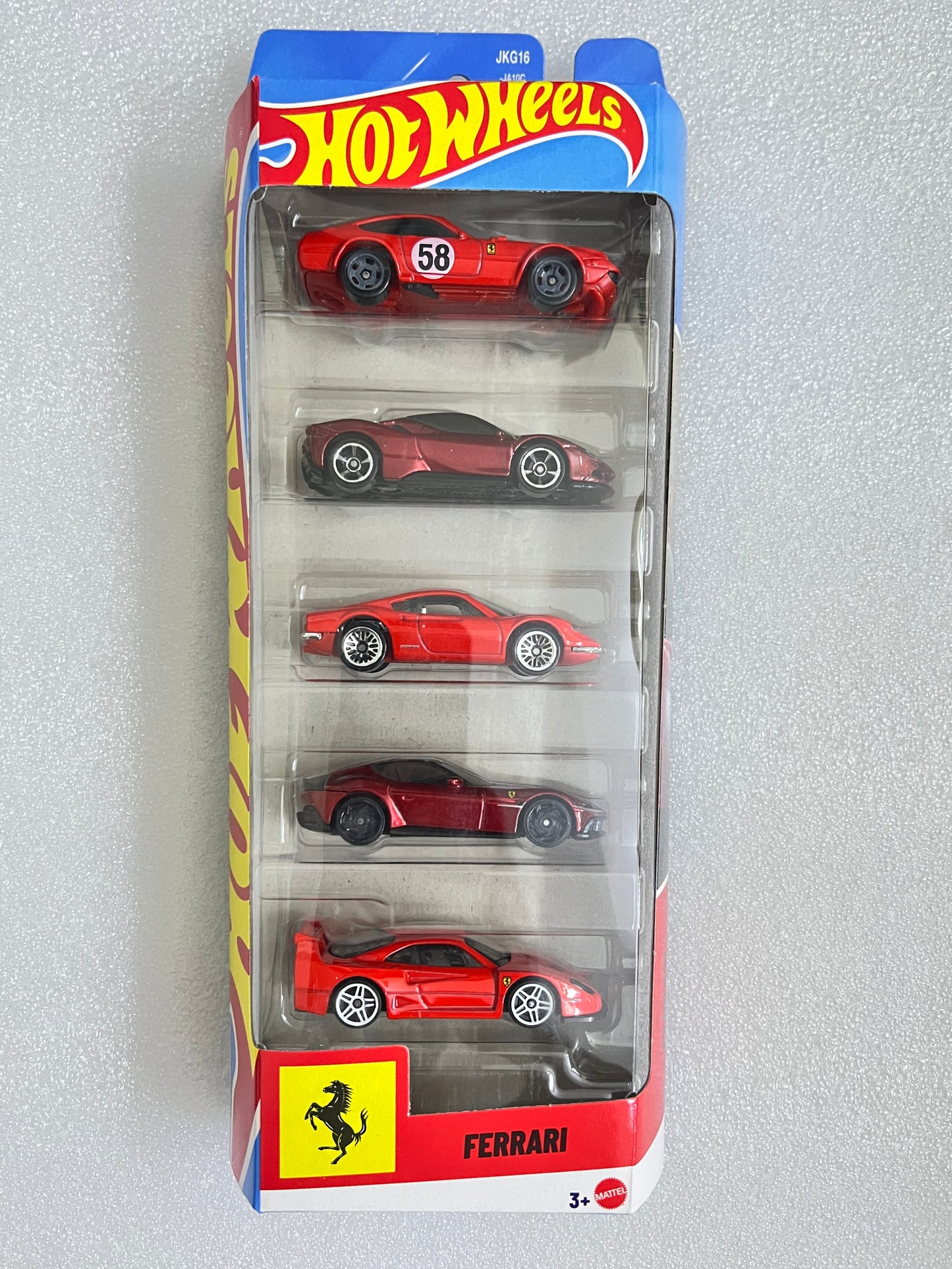 HOT WHEELS - FERRARI 5 PACK