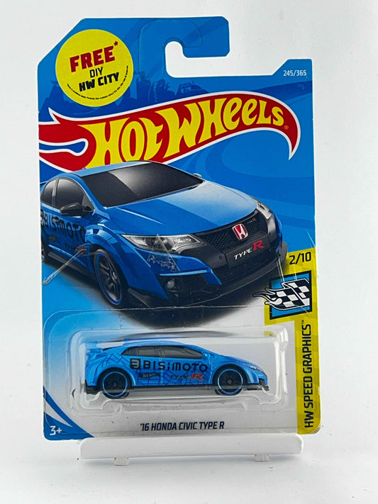 16 HONDA CIVIC TYPE R - BLUE