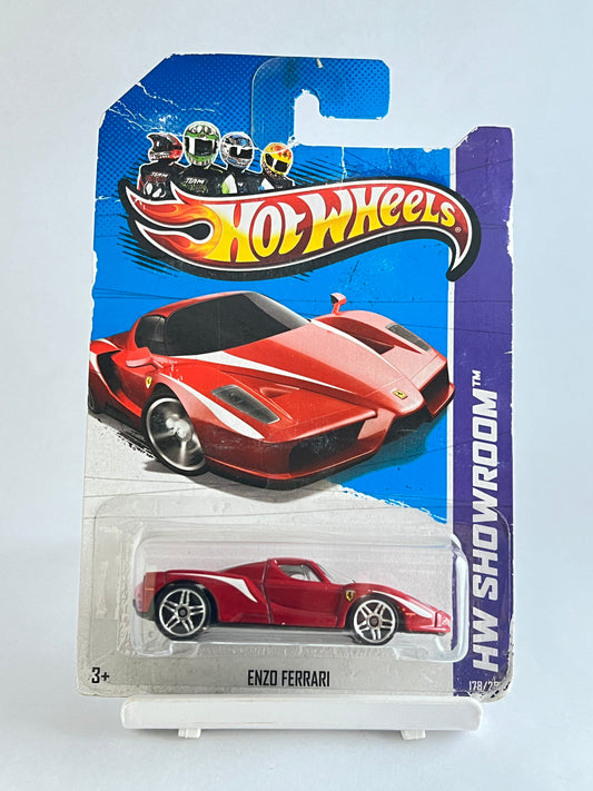 DAMAGED CARD - ENZO FERRARI - 4F - Its Fun- Hot wheels - matchbox - diecast