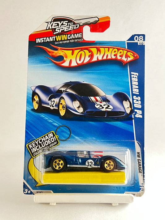 FERRARI 330 P4 WITH FREE KEYCHAIN INCLUDED - (FREE PROTECTOR) - 4C - Its Fun- Hot wheels - matchbox - diecast
