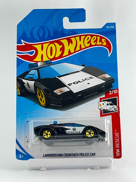 LAMBORGHINI COUNTACH POLICE CAR - BLACK