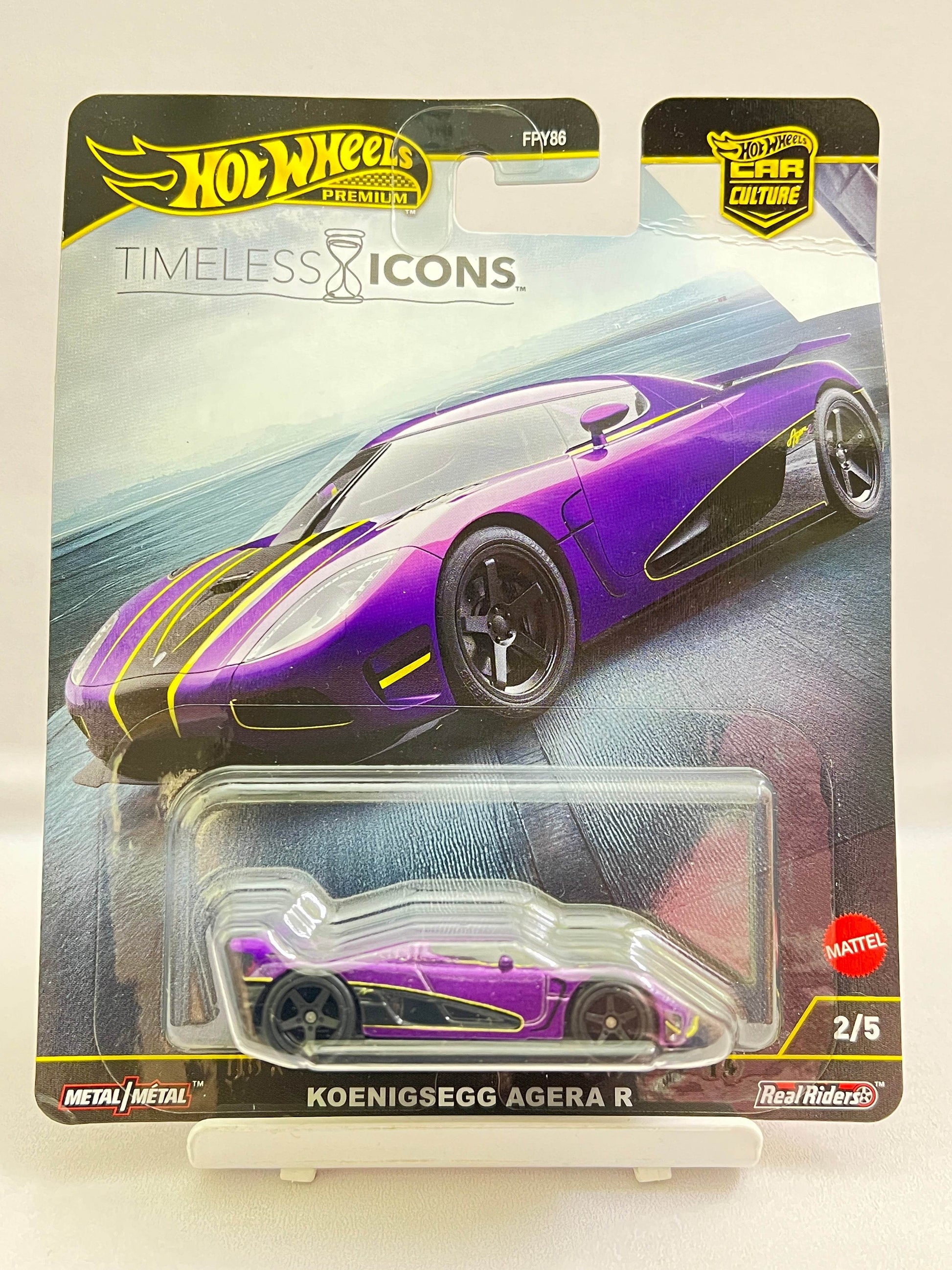 CREASED CARD - HOT WHEELS - TIMELESS ICONS - KOENIGSEGG AGERA R - 4F - Its Fun