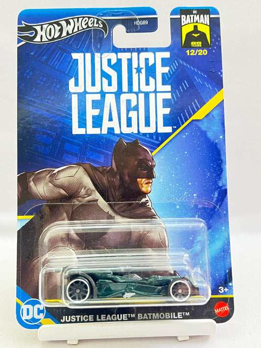 HOT WHEELS - JUSTICE LEAGUE BATMOBILE - FULL METAL - GREEN - 1B - Its Fun