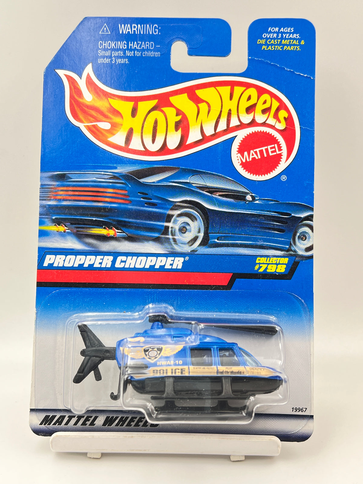 CREASED - IMPORTED - HOT WHEELS -  PROPPER CHOPPER - 6A
