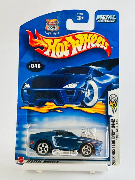 1968 MUSTANG - 3C - Its Fun- Hot wheels - matchbox - diecast