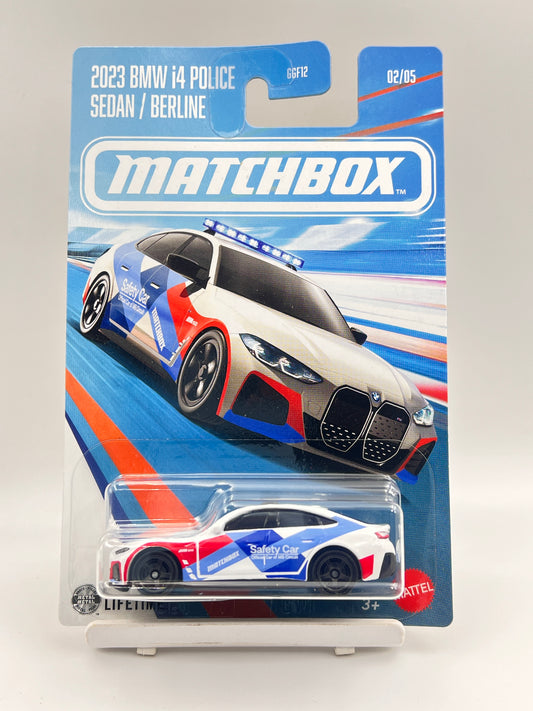 MATCHBOX - 2023 BMW I4 POLICE SEDAN - 4G