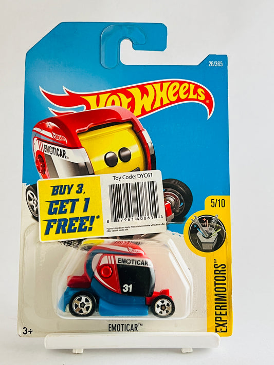 EMOTICAR - 5D - Its Fun- Hot wheels - matchbox - diecast