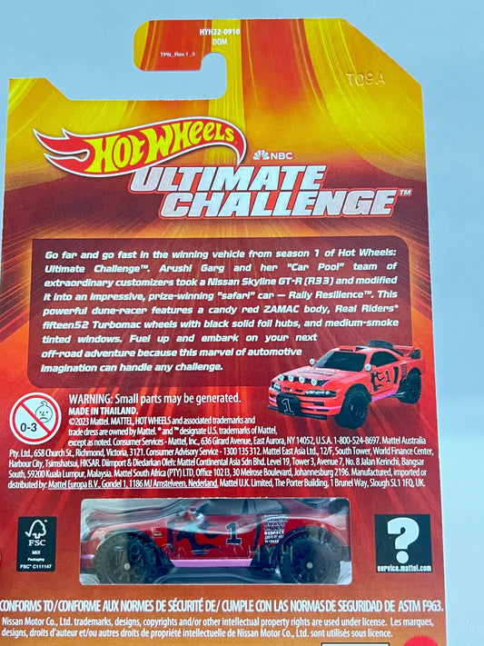 HOT WHEELS - ULTIMATE CHALLENGE - RALLY RESILIENCE NISSAN SKYLINE (R33) - Its Fun