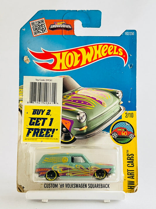 BLISTER CRACK - CUSTOM VOLKSWAGEN SQUAREBACK - 5E - Its Fun- Hot wheels - matchbox - diecast