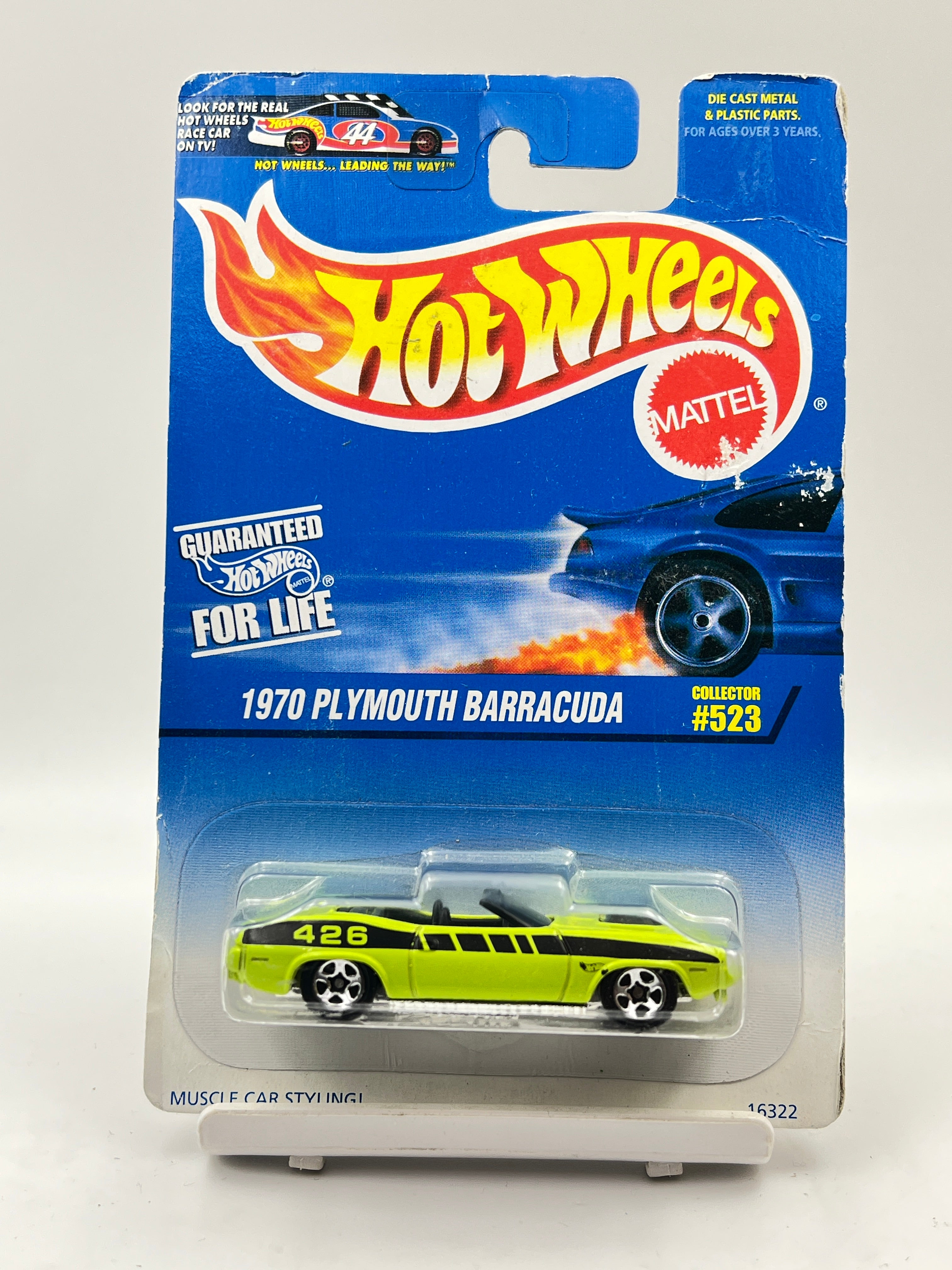 HOT WHEELS - 1970 PLYMOUTH BARRACUDA - GREEN - 4B – Its Fun