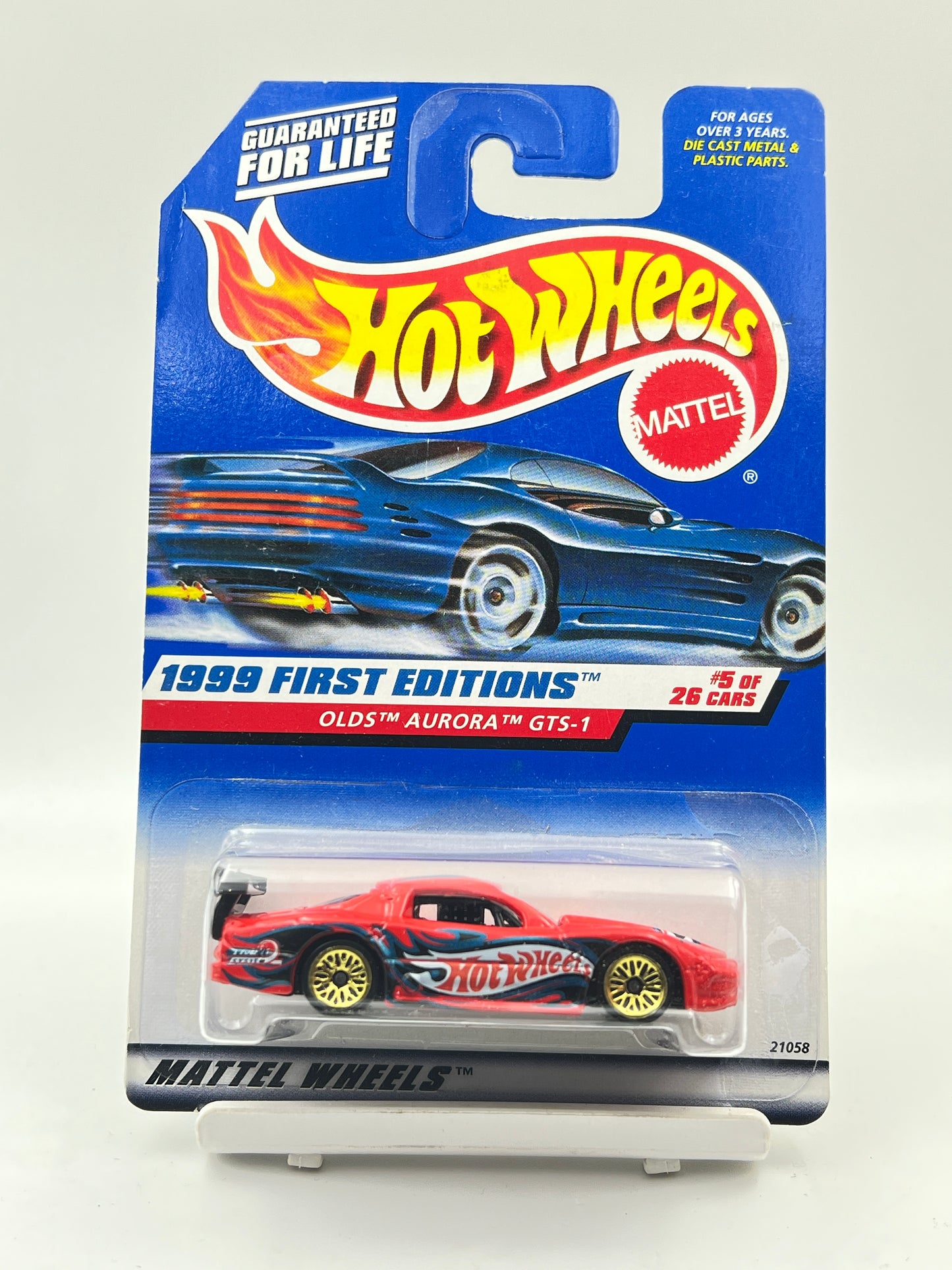 HOT WHEELS - OLDS AURORA GTS-1 - RED - 4A