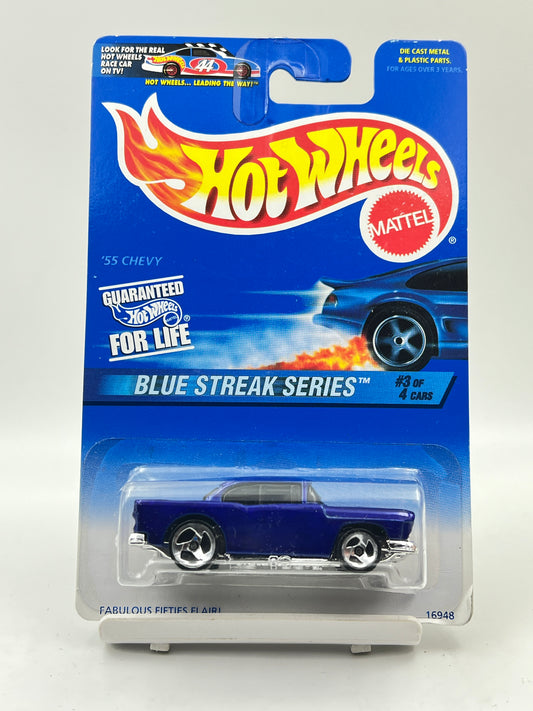 MILD BLISTER SQUEEZE - HOT WHEELS - 55 CHEVY - 6C