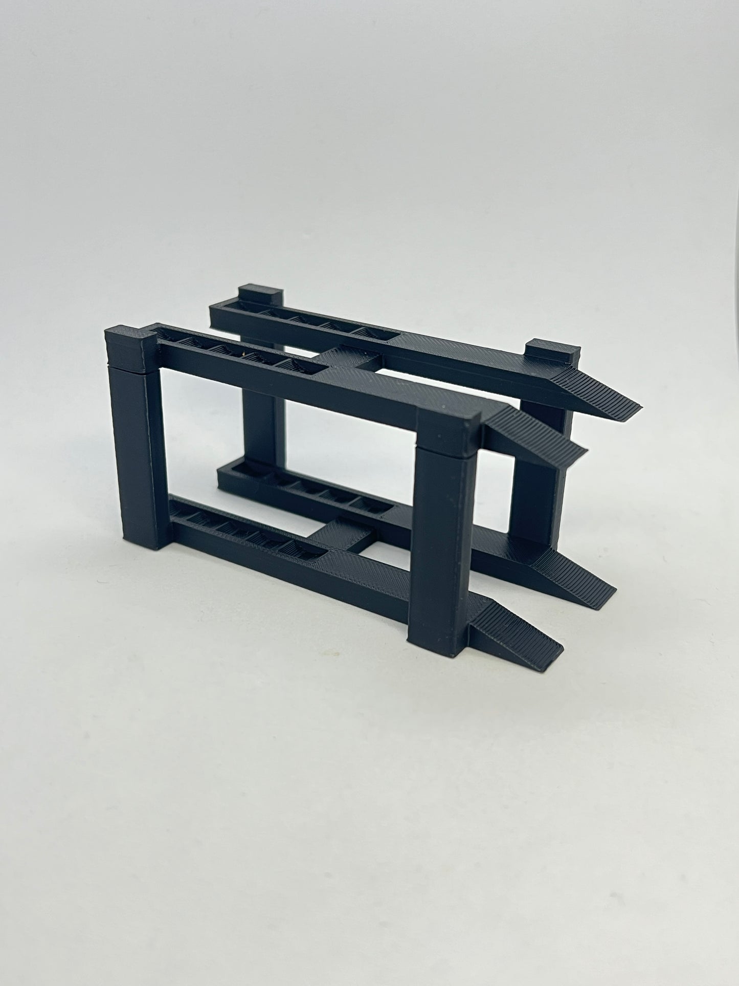 DOUBLE DECKER STAND - BLACK - Its Fun- Hot wheels - matchbox - diecast