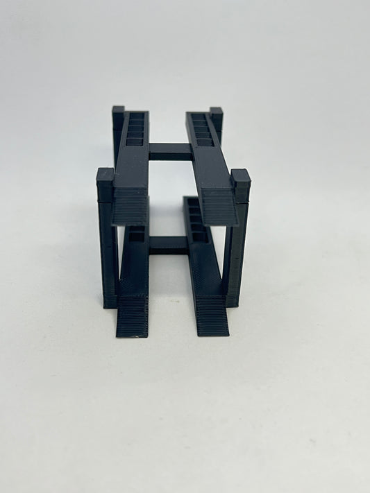 DOUBLE DECKER STAND - BLACK