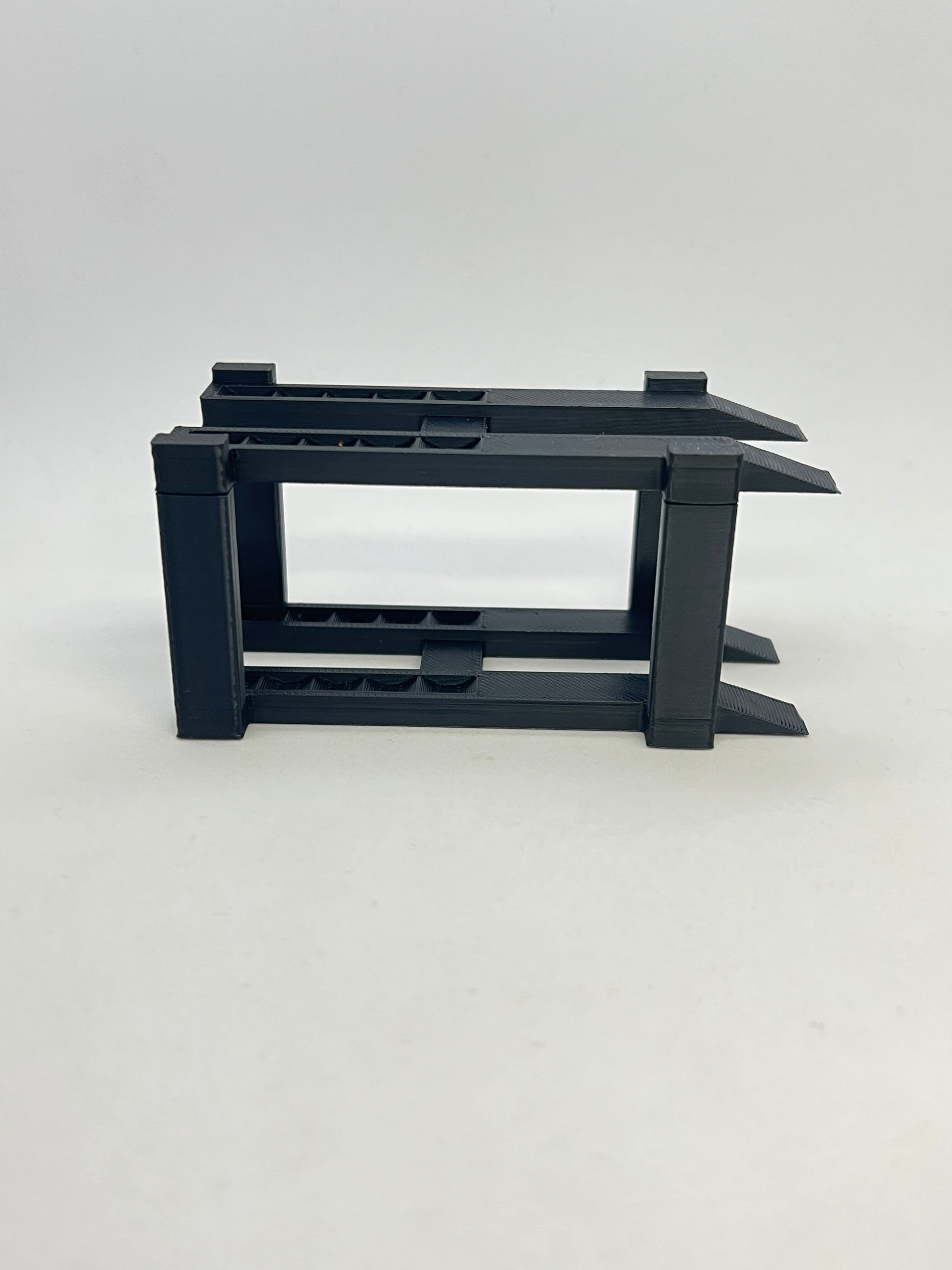 DOUBLE DECKER STAND - BLACK - Its Fun- Hot wheels - matchbox - diecast
