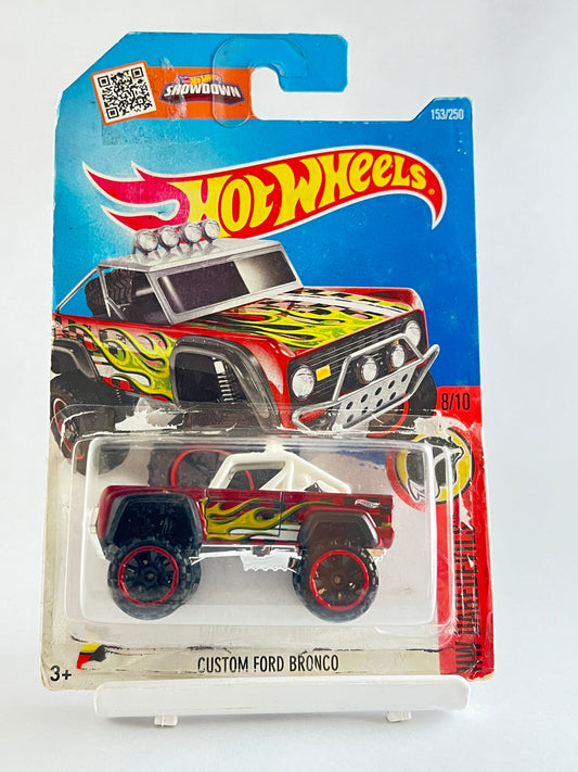 CUSTOM FORD BRONCO - OPEN BLISTER - 1C - Its Fun- Hot wheels - matchbox - diecast