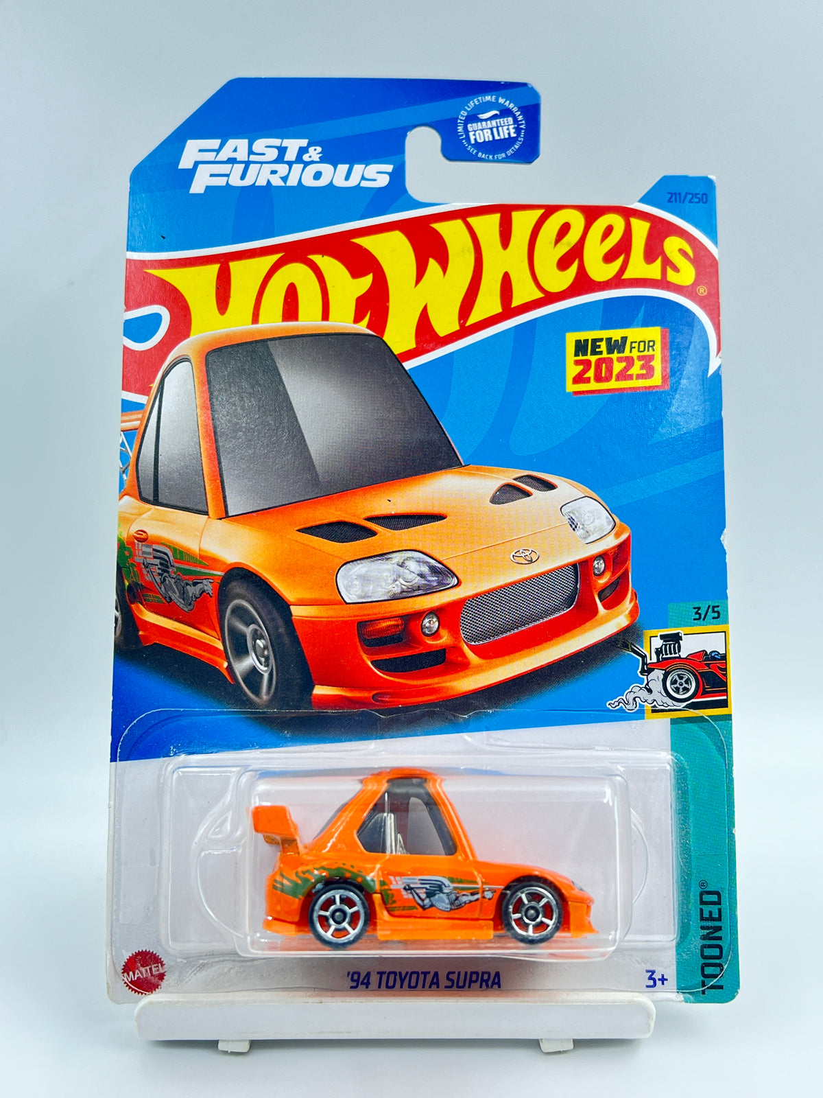IMPORTED - HOT WHEELS -  TOONED 94 TOYOTA SUPRA - 1B