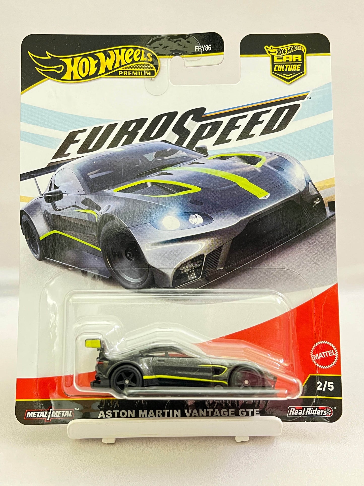 CREASED CARD - EURO SPEED - ASTON MARTIN VANTAGE GTE - 5B - Its Fun