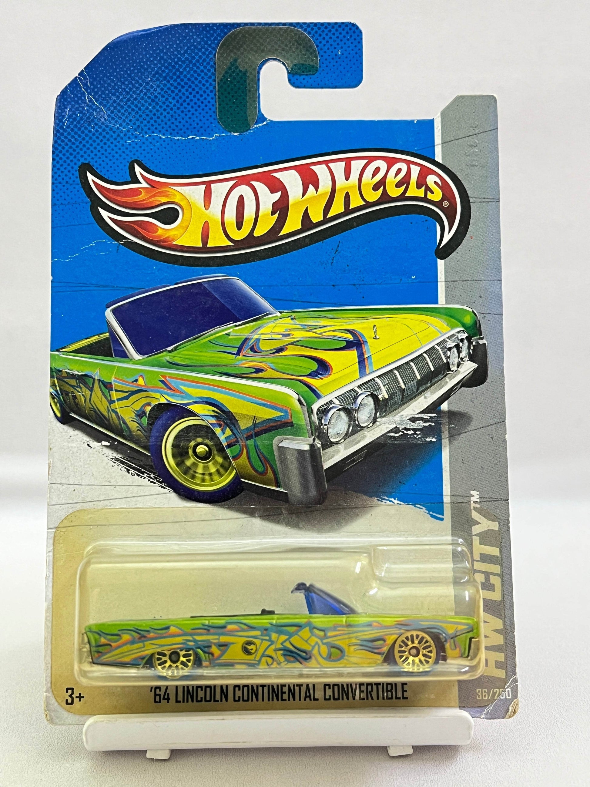 CREASED - HOT WHEELS - 64 LINCOLN CONTINENTAL CONVERTIBLE - 6E - Its Fun