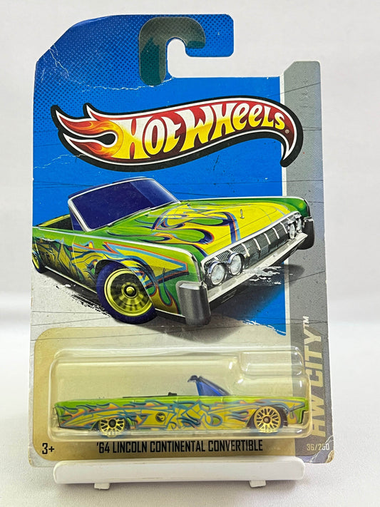 CREASED - HOT WHEELS - 64 LINCOLN CONTINENTAL CONVERTIBLE - 6E - Its Fun