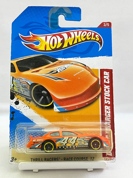 HOT WHEELS - DODGE CHARGER STOCK CAR - ORANGE - 6E - Its Fun