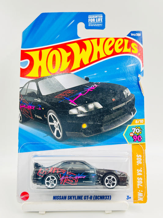 ( CARD AS IN PIC ) - IMPORTED - HOT WHEELS -  NISSAN SKYLINE GT-R (BCNR33) - 1D
