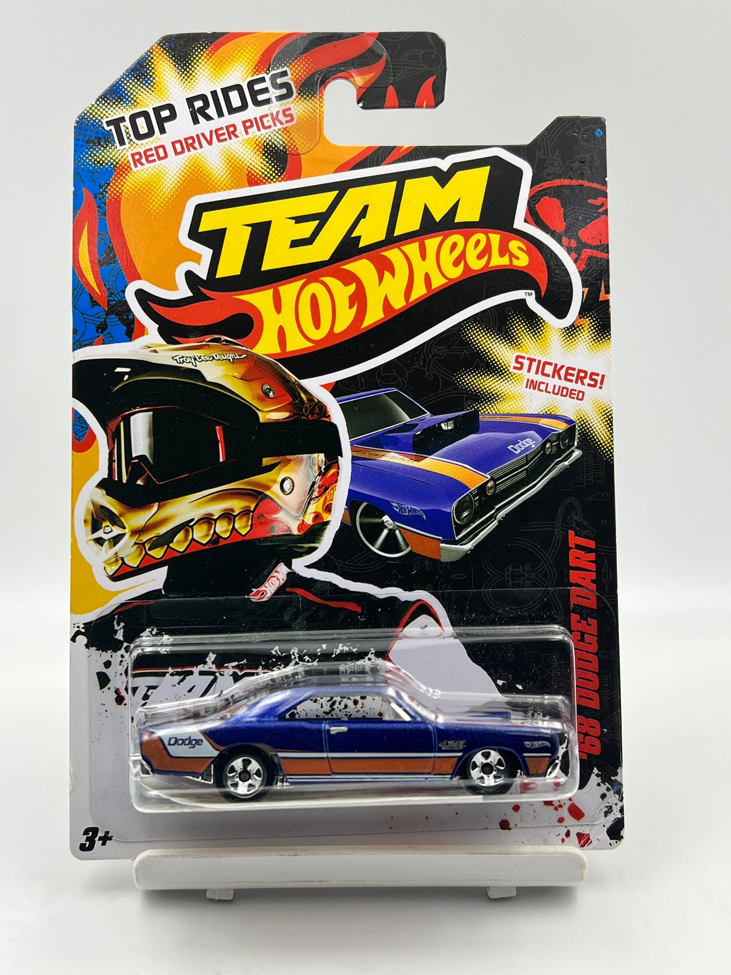 HOT WHEELS - TOP RIDES - RED DRIVERS PICK - TEAM HOT WHEELS - 68 DODGE DART - 1A