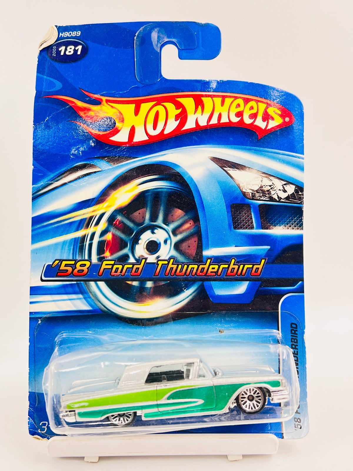 DAMAGED CARD - HOT WHEELS - 58 FORD THUNDERBIRD-1D