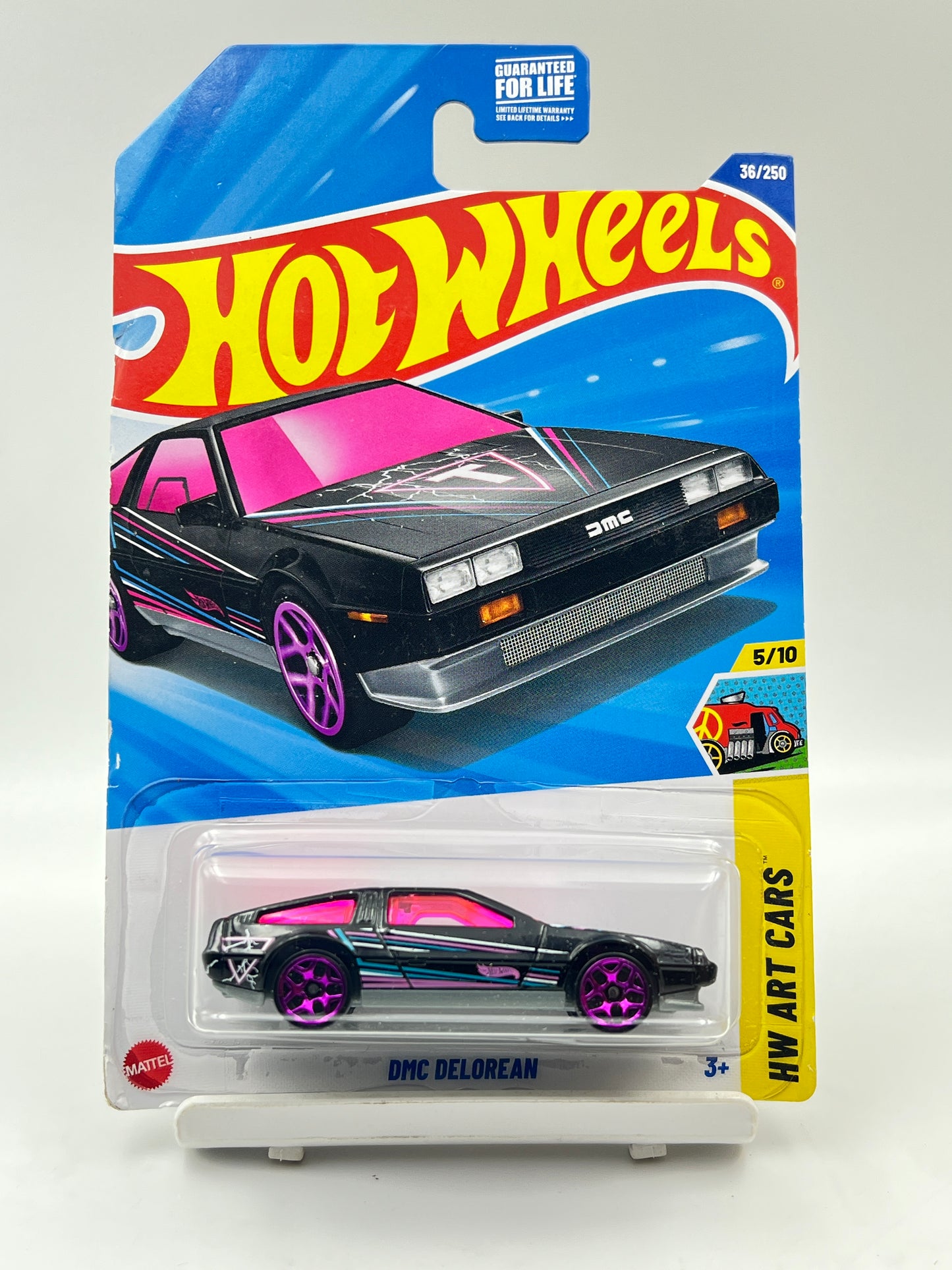 IMPORTED - CREASED - HOT WHEELS -  DMC DELOREAN - 1A